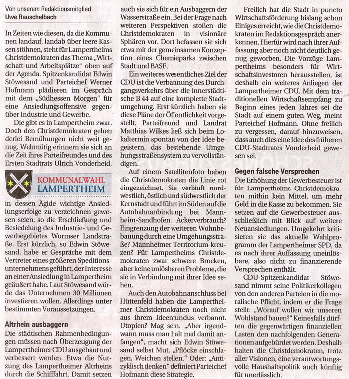 CCI00024 Kommunalwahl 2011 CDU