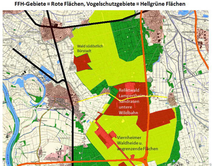 09 Natura 2000 und ICE Trassenvarianten 16